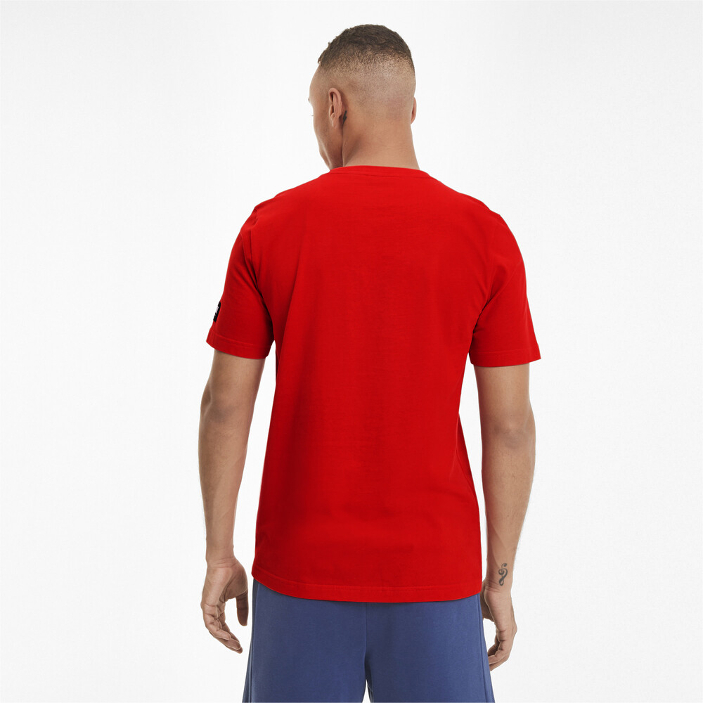 

PUMA - male - Футболка ATHLETICS Tee Big Logo – High Risk Red-Dark Denim –, Красный