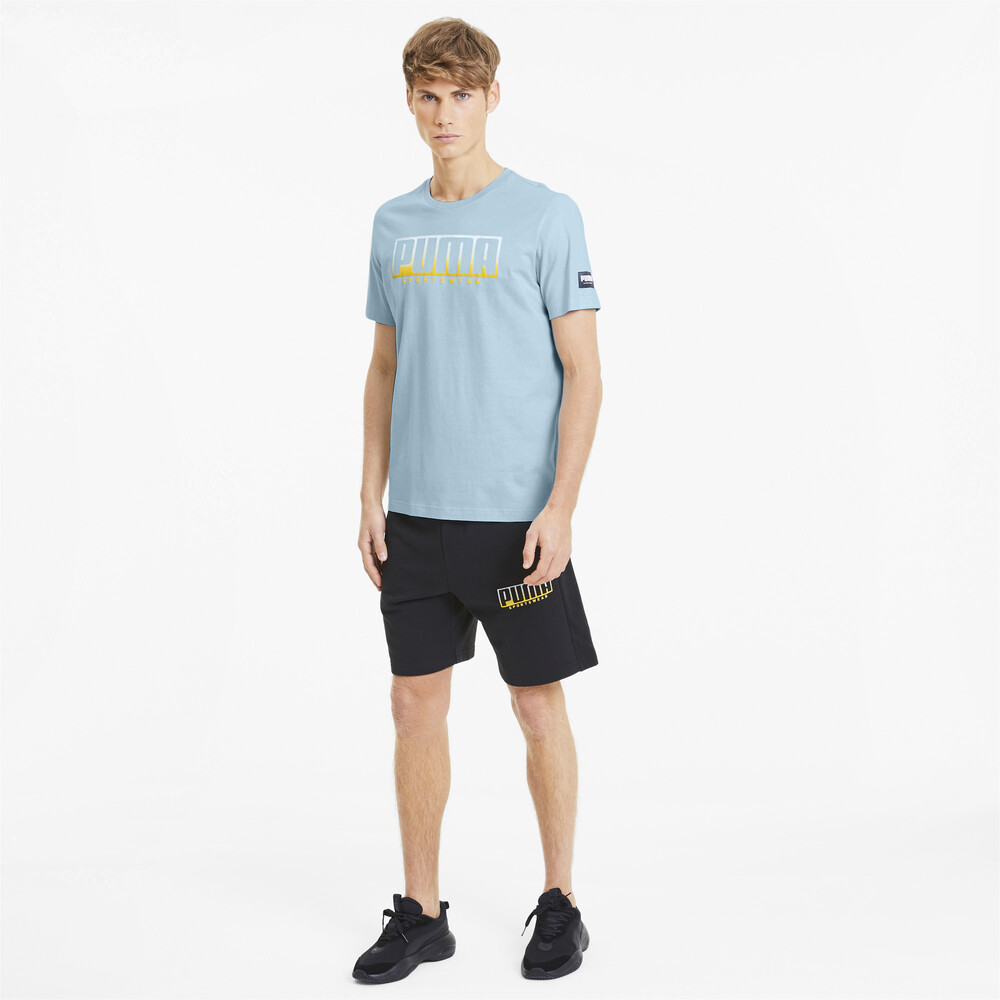 

PUMA - male - Футболка ATHLETICS Tee Big Logo – Aquamarine –, Синий