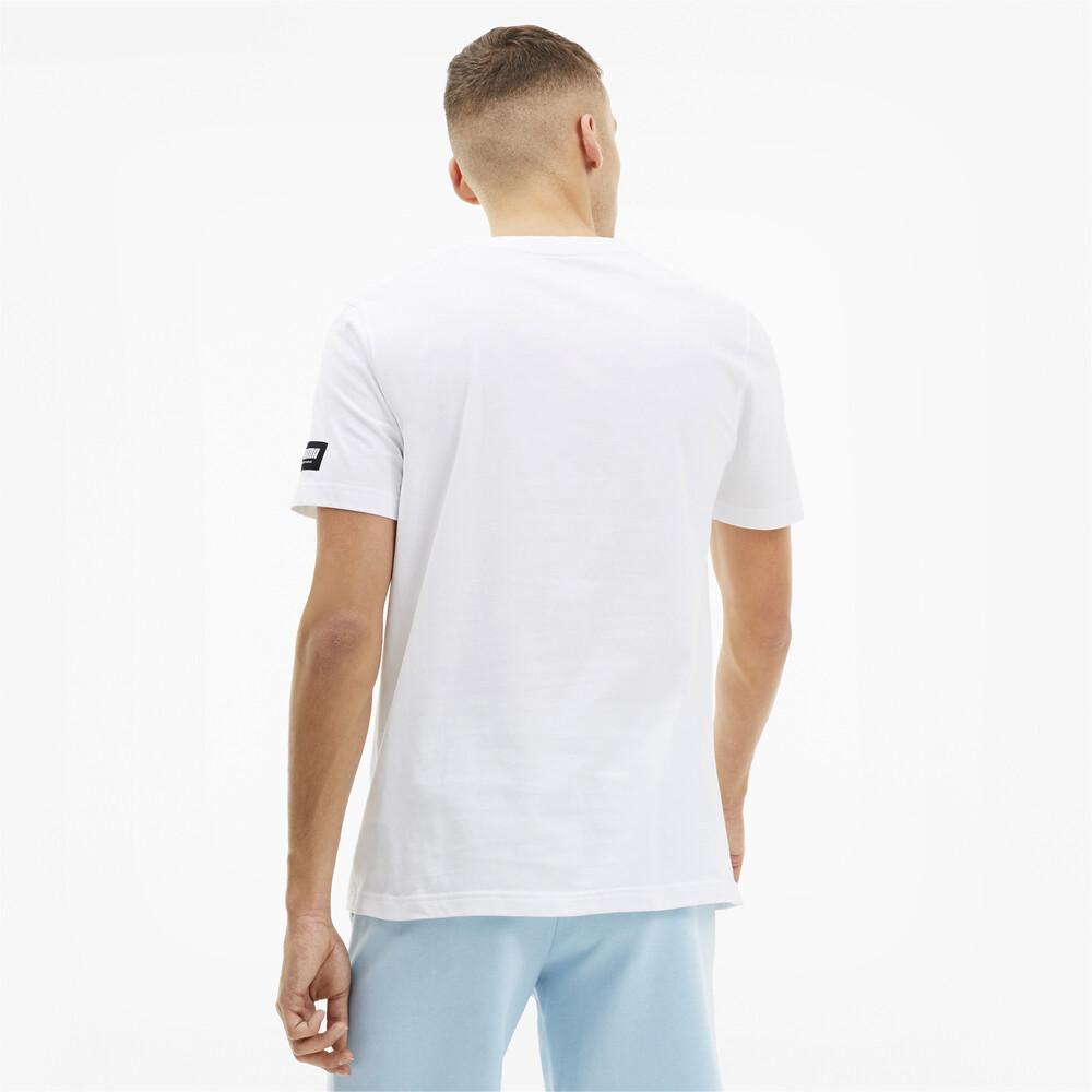 

PUMA - male - Футболка ATHLETICS Tee Big Logo – Puma White-Golden Rod –, Белый
