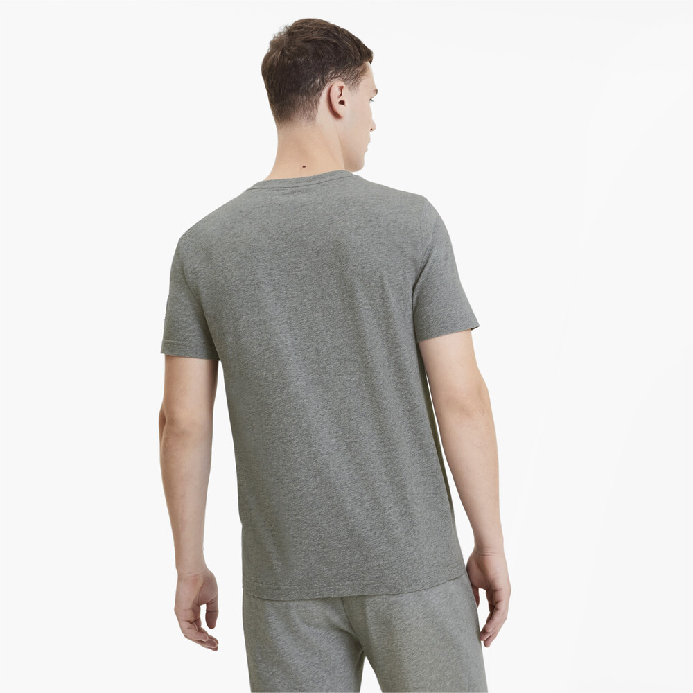 

PUMA - male - Футболка ATHLETICS Tee Big Logo – Medium Gray Heather-black –, Серый