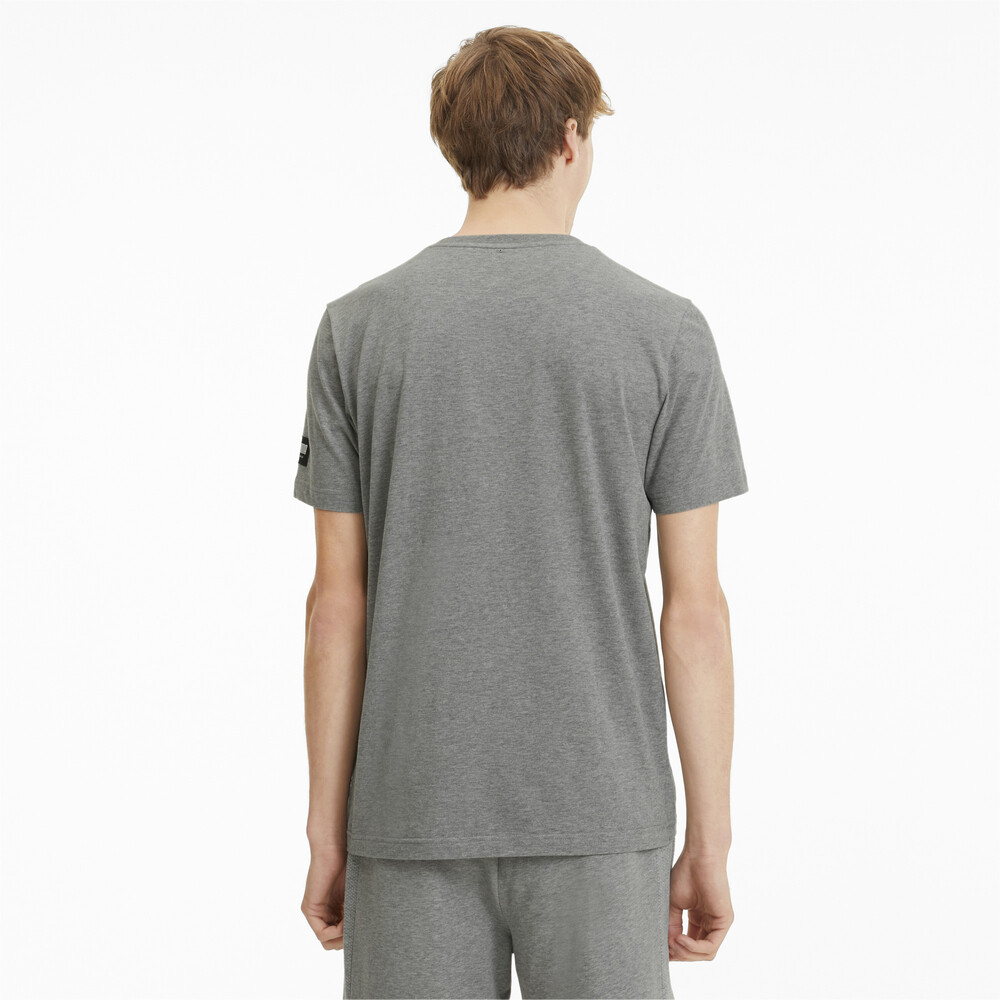 

PUMA - male - Футболка ATHLETICS Tee Big Logo – Medium Gray Heather-white –, Серый