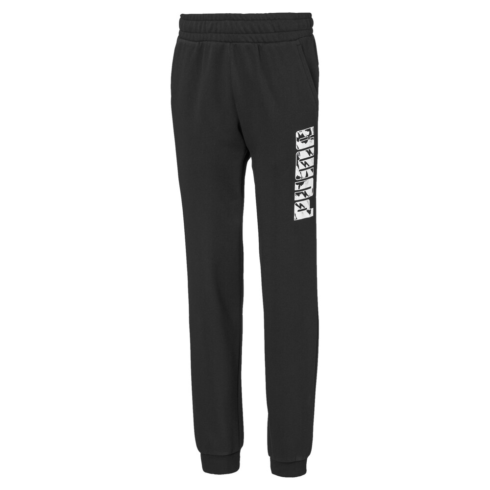 

PUMA - male - Штаны Graphic Boys' Sweatpants – Puma Black –, Черный