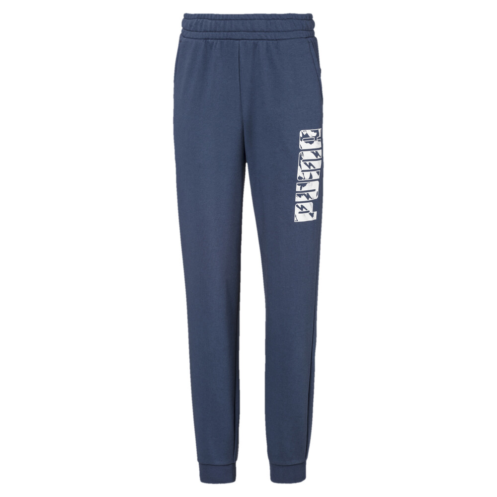 

PUMA - male - Штаны Graphic Boys' Sweatpants – Dark Denim –, Синий