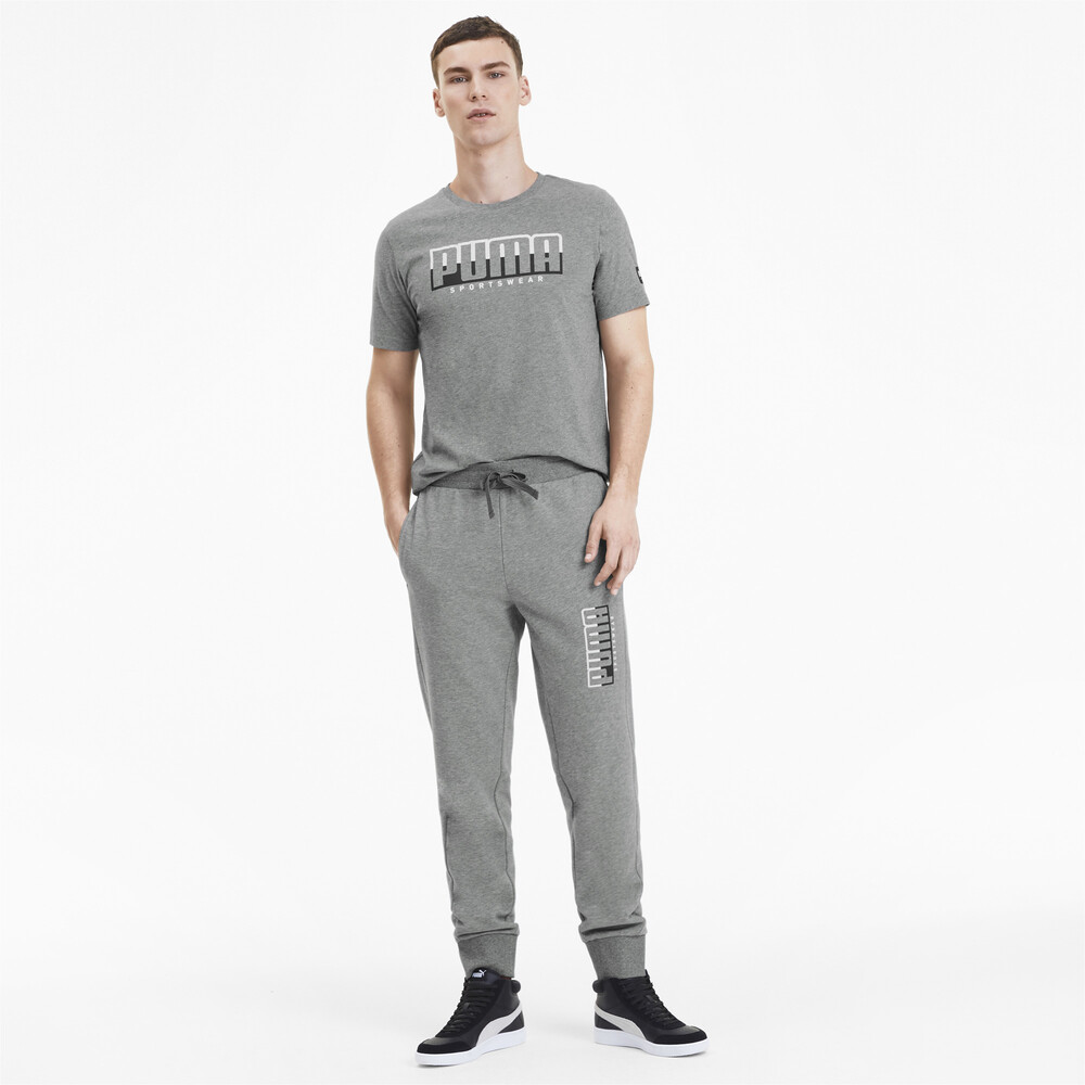 

PUMA - male - Штаны ATHLETICS Pants TR cl – Medium Gray Heather –, Серый