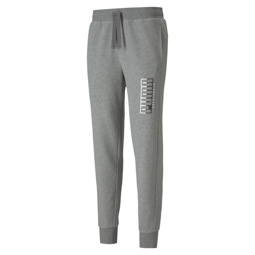 puma grey sweat pants