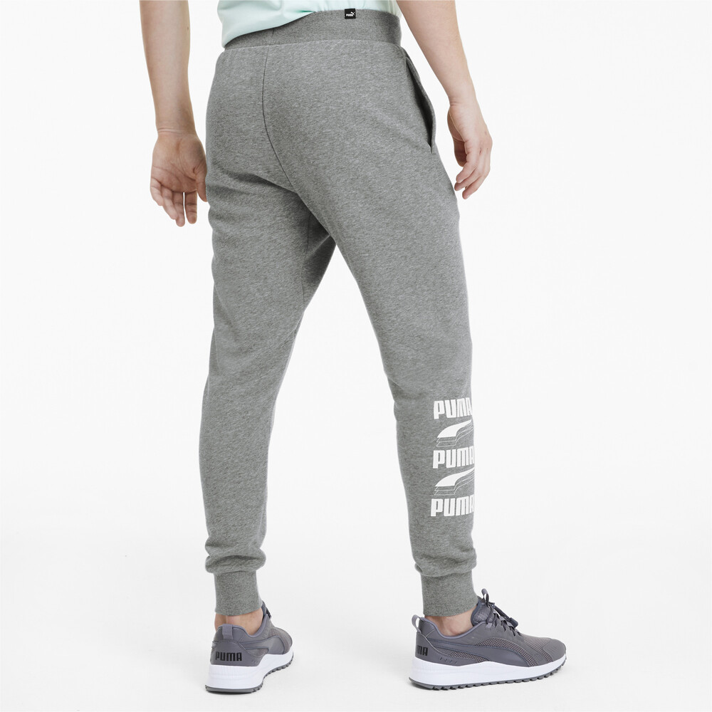 

PUMA - male - Штаны REBEL Bold Pants cl TR – Medium Gray Heather –, Серый