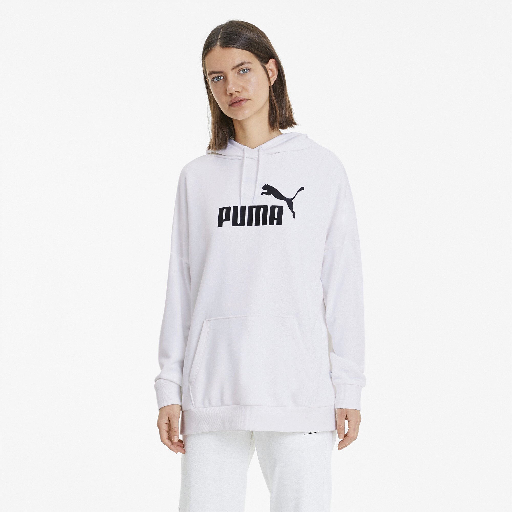 PUMA Women's Essentials+ Elongated Hoodie | eBay