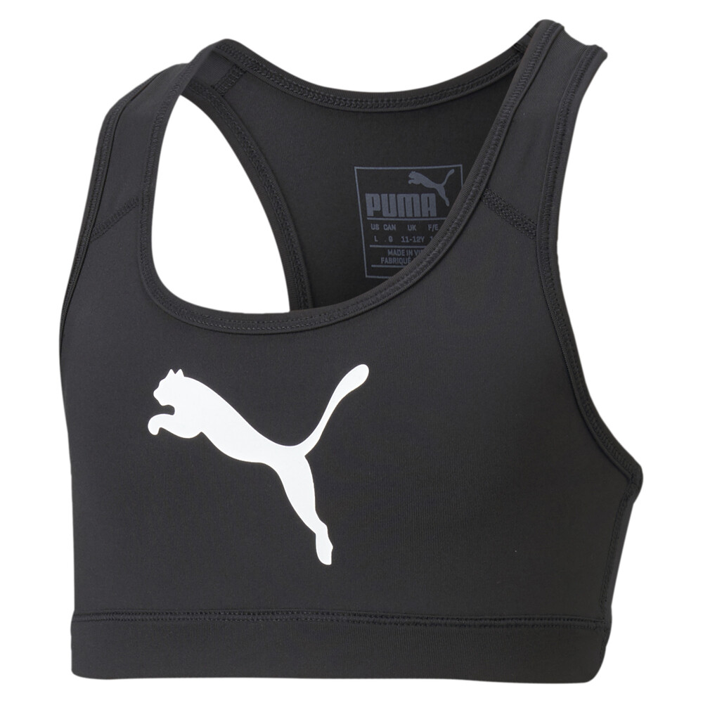 Cropped Girls' Running/Training Top | Black - PUMA