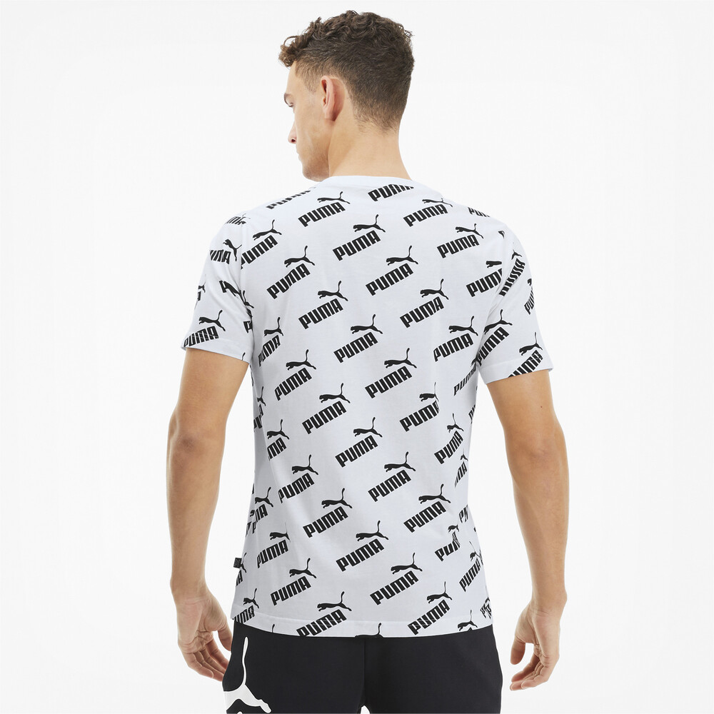 

PUMA - male - Футболка AMPLIFIED AOP Tee – Puma White-Puma Black –, Белый