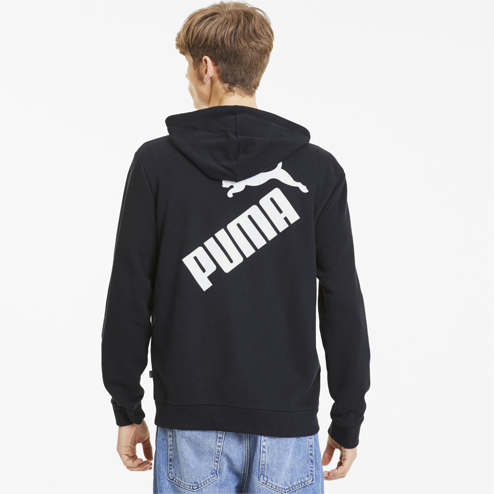 PUMA Men's Big Logo Full Zip Hoodie | eBay