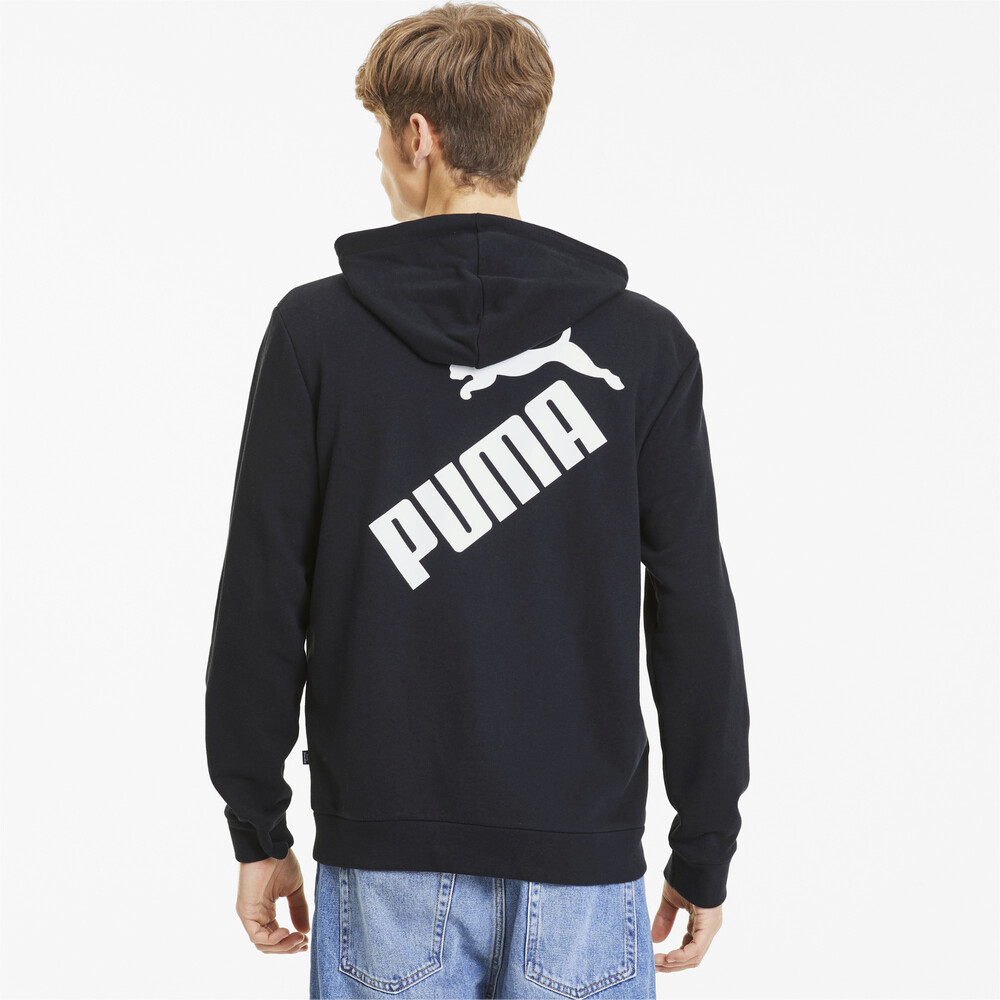 

PUMA - male - Толстовка Big Logo Full Zip Hoodie – Puma Black –, Черный