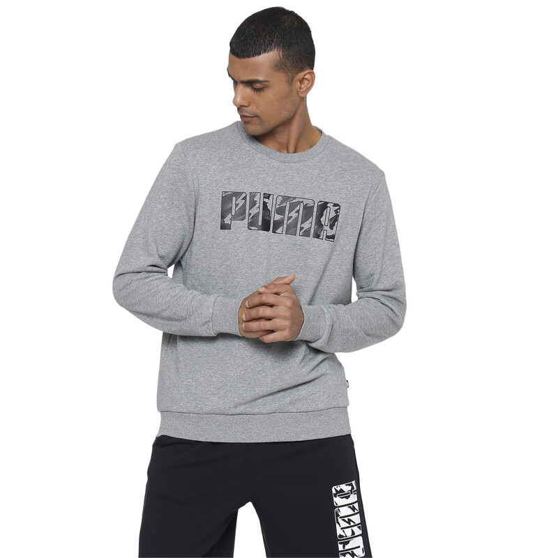 

Men's PUMA Graphic Crew TR, Gray