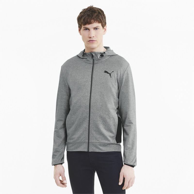 

Men's PUMA RTG DryCELL Full Zip Slim Fit Hoodie, Gray