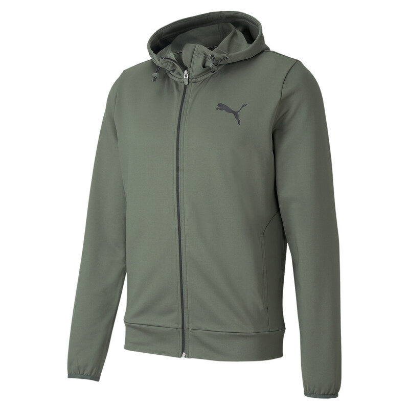 

Men's PUMA RTG DryCELL Full Zip Slim Fit Hoodie, Thyme