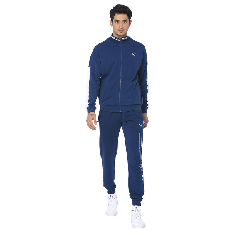 

Men's PUMA X One8 Knitted Track Jacket, Blue