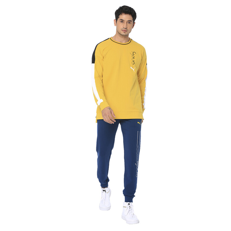 

Men's PUMA X One8 Crew-Neck Sweatshirt, Yellow
