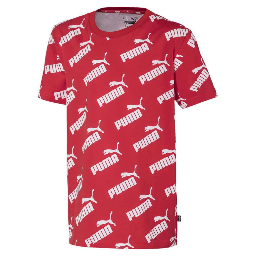 

PUMA - male - Футболка Amplified Boys' Tee – High Risk Red –, Красный