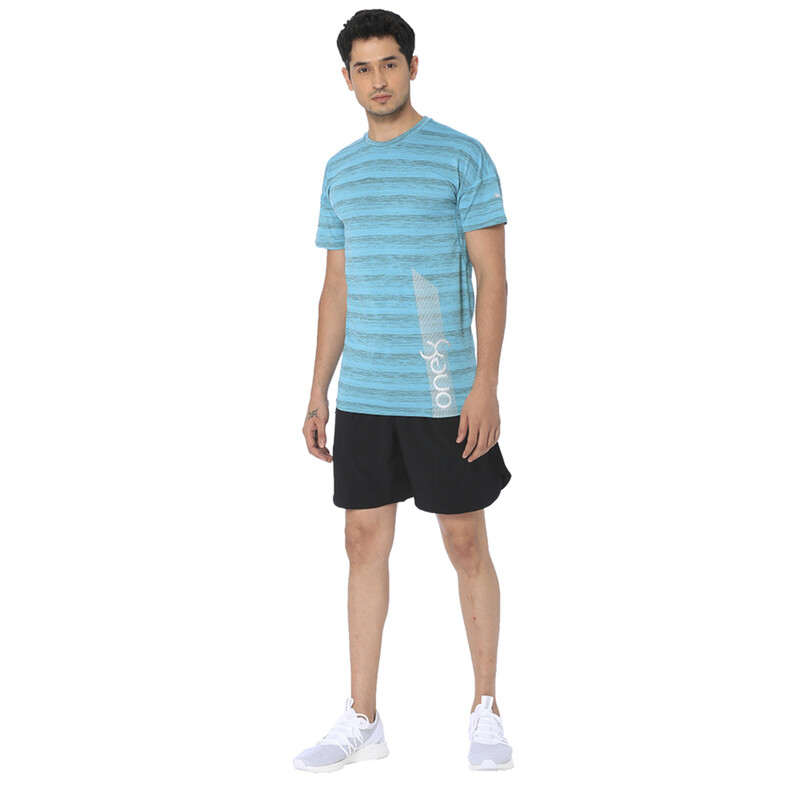 

Men's PUMA X One8 Active Printed T-Shirt, Black/gray/blue