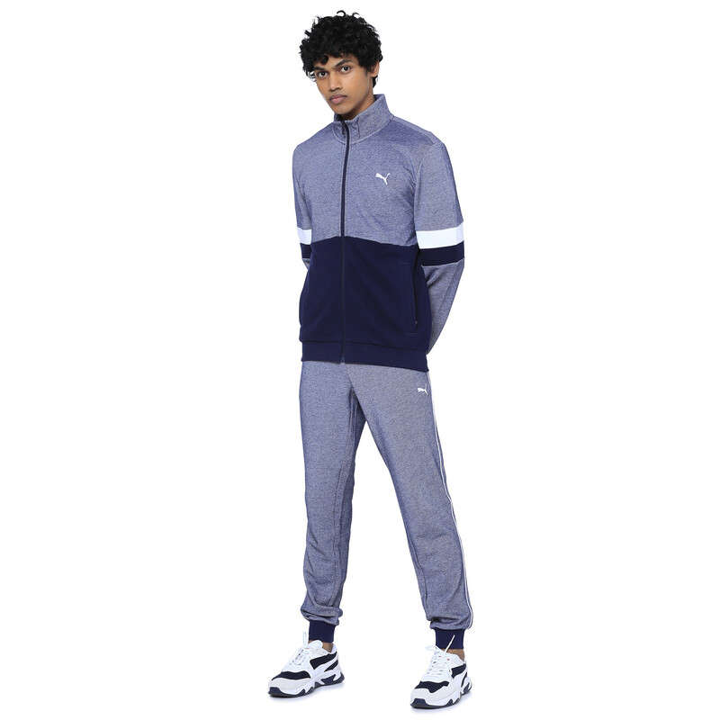 

Men's PUMA Stylized Colorblock Sweat Jacket, Purple