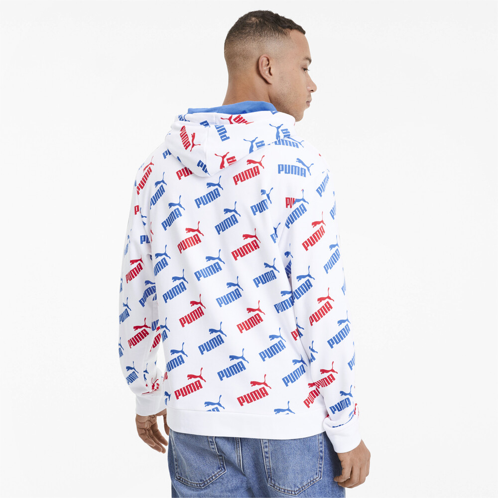 

PUMA - male - Толстовка AMPLIFIED Hoody TR – Puma White-Palace Blue –, Белый