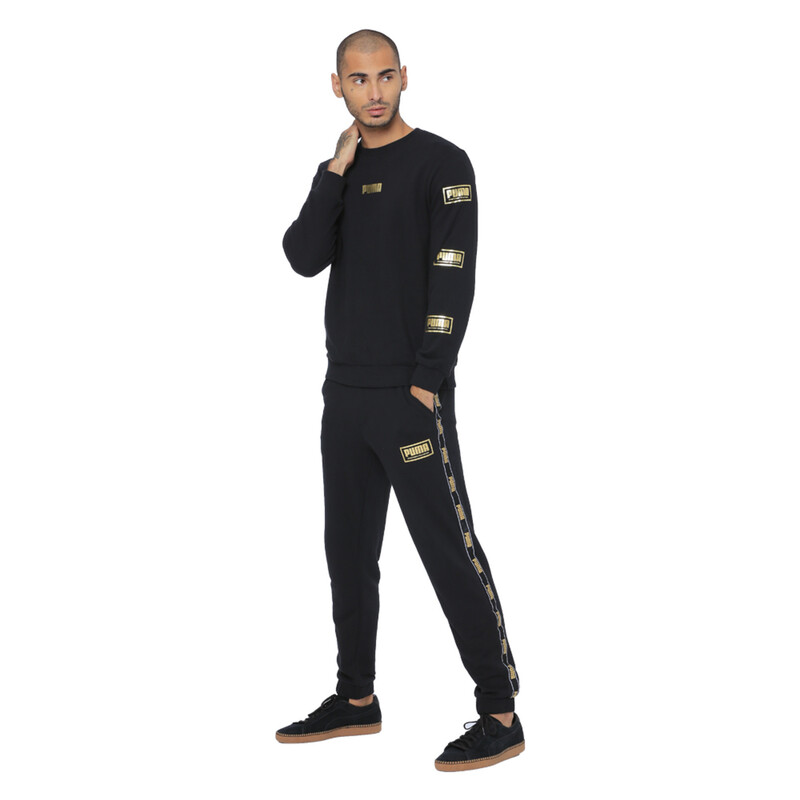 

Men's PUMA Holiday Pack Sweatshirt, Black
