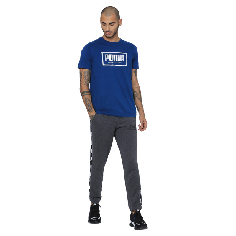 

Men's PUMA Holiday Pack Graphic Track Pants, Gray