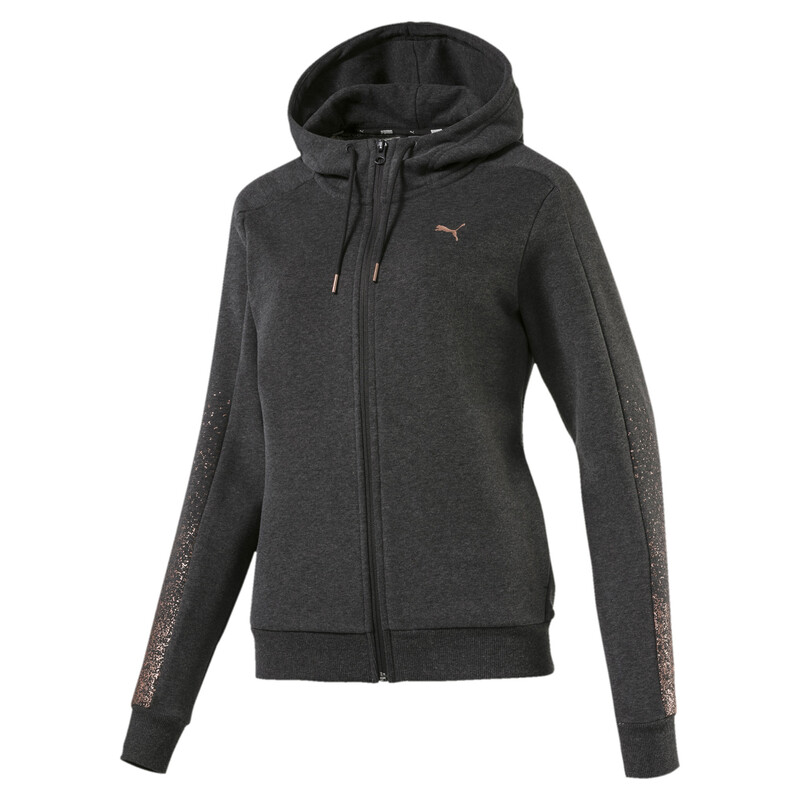 

Women's PUMA Holiday Pack Full Zip Training Hoodie, Gray