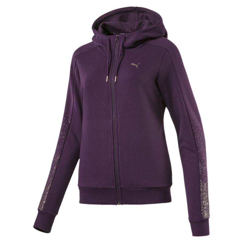 

Women's PUMA Holiday Pack Full Zip Training Hoodie, Purple