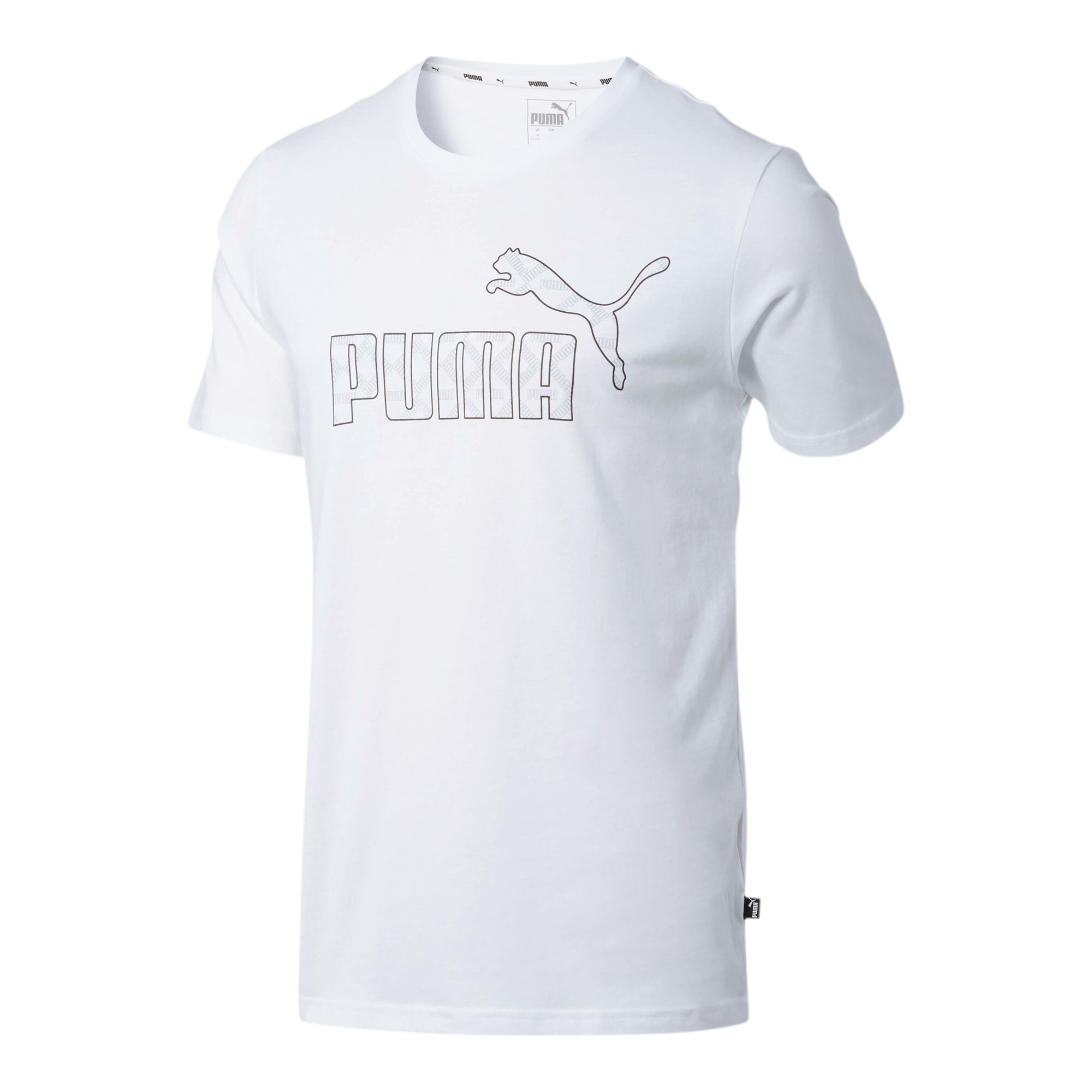 PUMA Logo AOP Pack Men's Graphic Tee Men Tee Basics | eBay