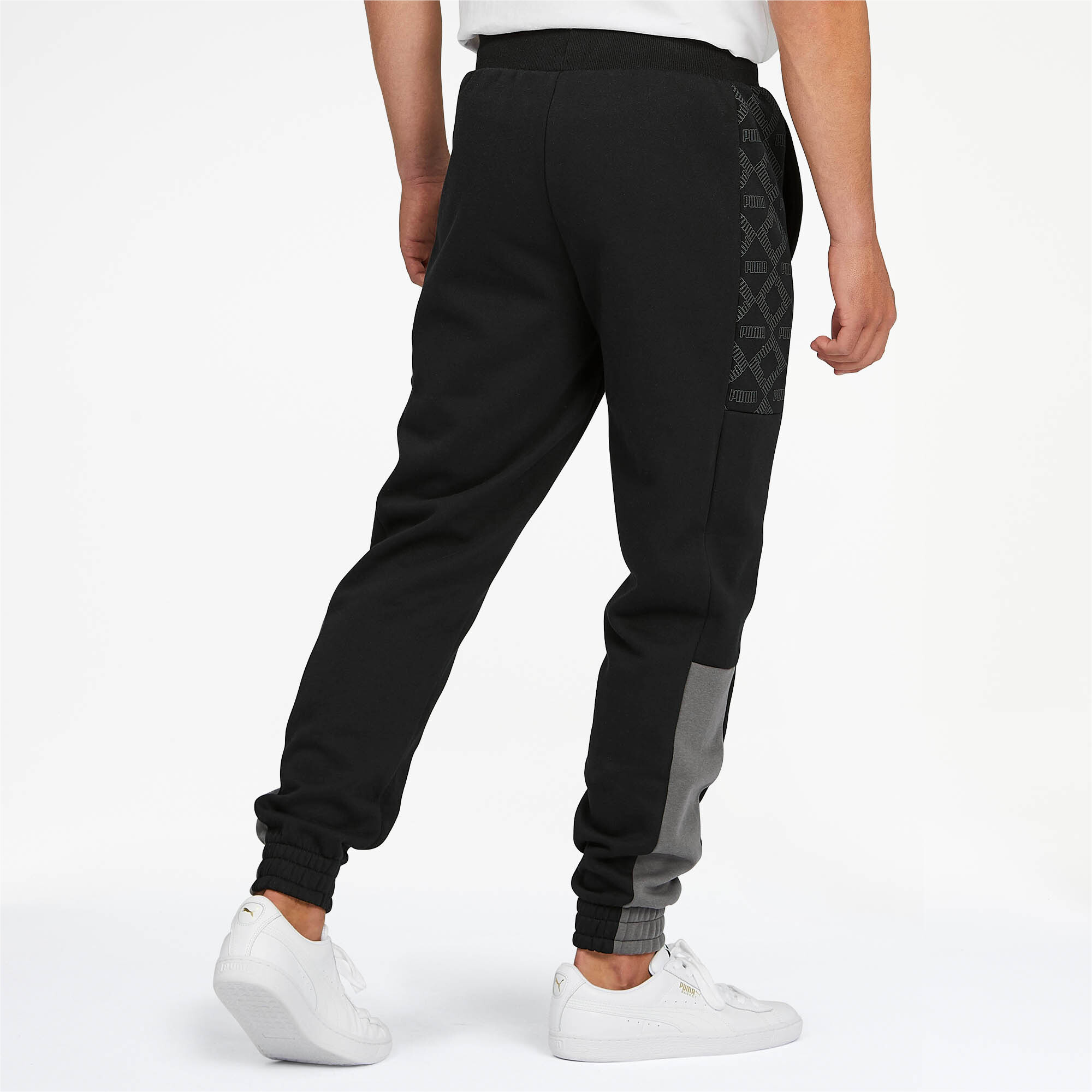 PUMA Logo AOP Pack Men's Sweatpants Men Knitted Pants Basics | eBay