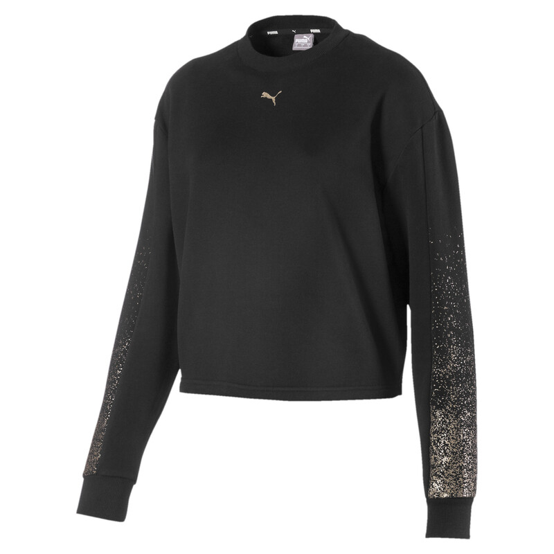 

Women's PUMA Holiday Pack Graphic Long Sleeve Pullover, Black