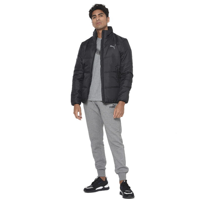 

Men's PUMA Essentials Padded Full Zip Jacket, Black