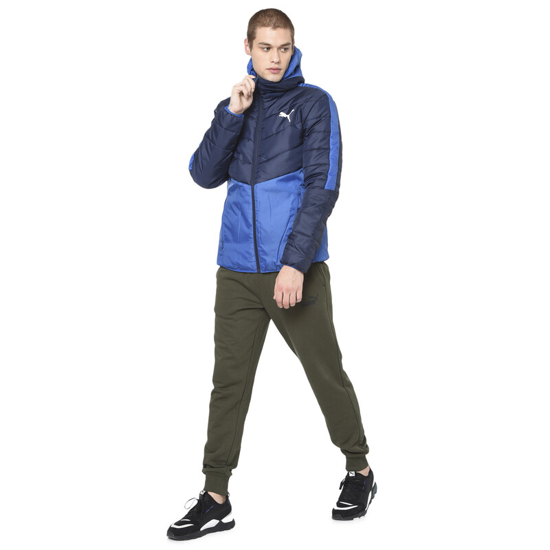 

Men's PUMA warmCELL Padded Jacket, Black/purple/blue