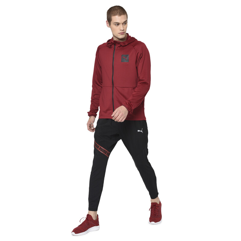 

Men's PUMA Tec Sports Full Zip Men’s Hoodie, Red