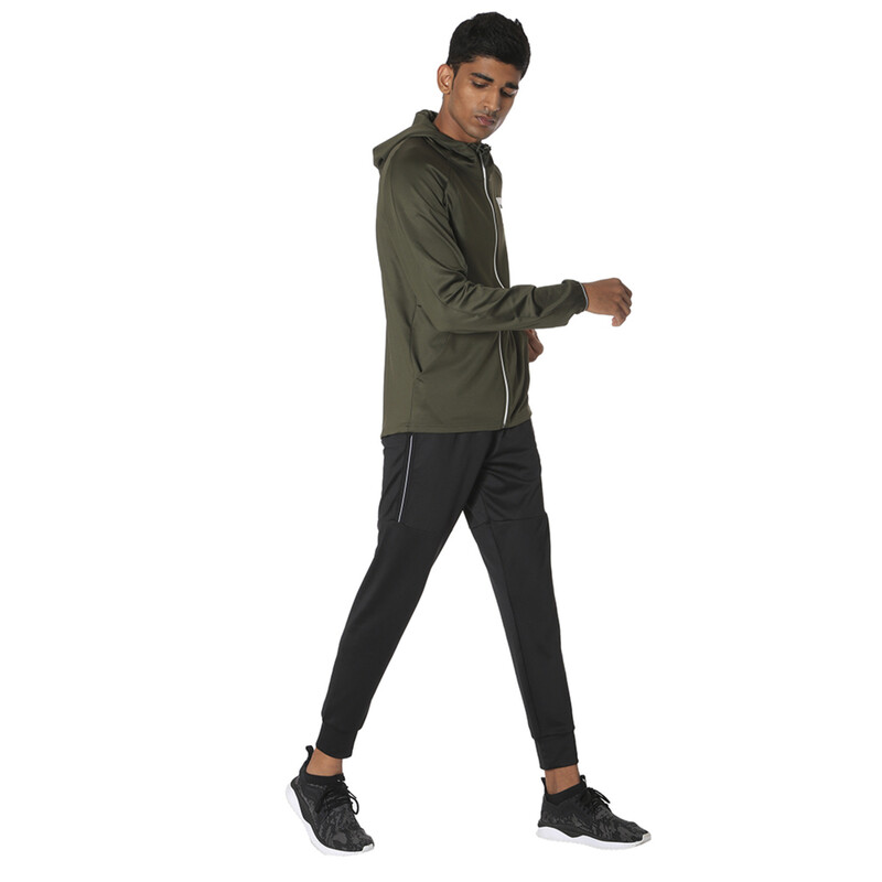 

Men's PUMA Tec Sports Full Zip Men’s Hoodie, Black/brown