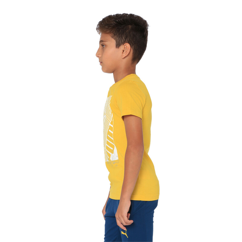

PUMA X One8 Printed Graphic Youth T-Shirt, Yellow