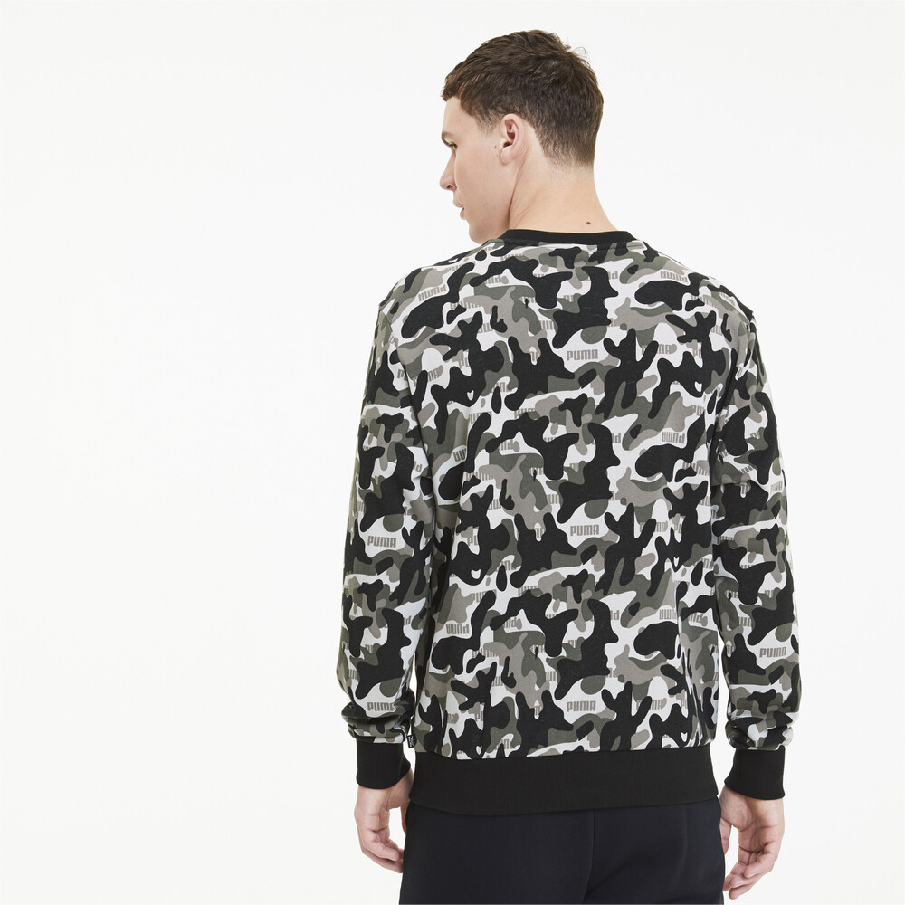 

PUMA - male - Толстовка Rebel CAMO Crew TR – Puma Black –, Черный