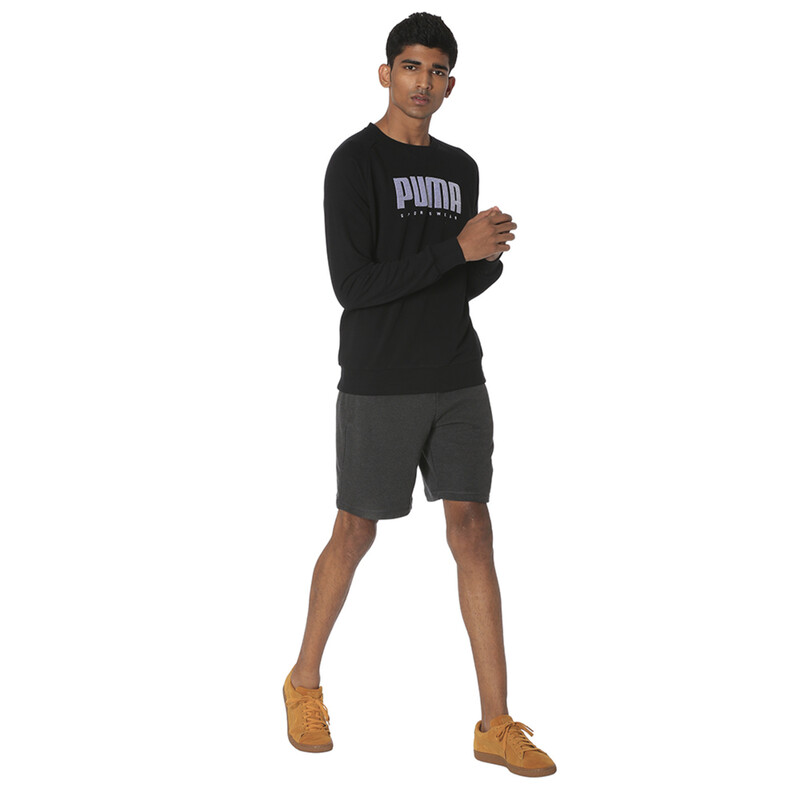 

Men's PUMA Athletics Crew Neck Sweater, Black