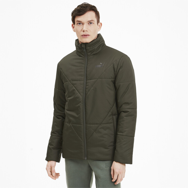 

Men's PUMA ESS Padded Jacket, Black/brown