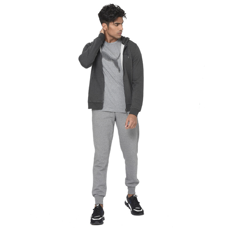 

Men's PUMA Essentials Full Zip Hoodie, Gray