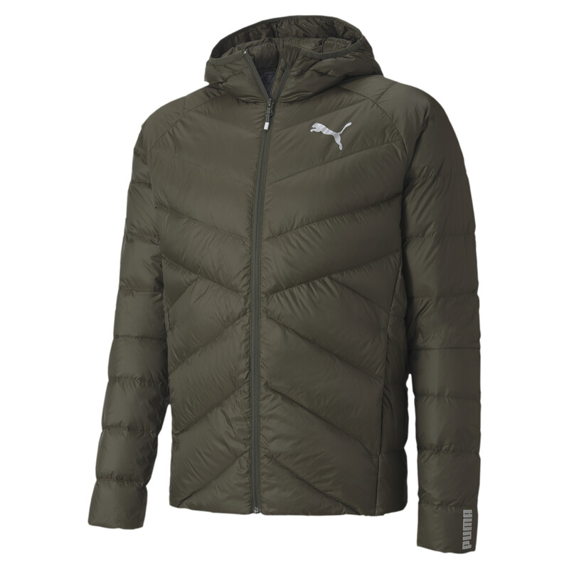 

Men's PUMA PWRWarm packLITE Down Jacket, Black/brown