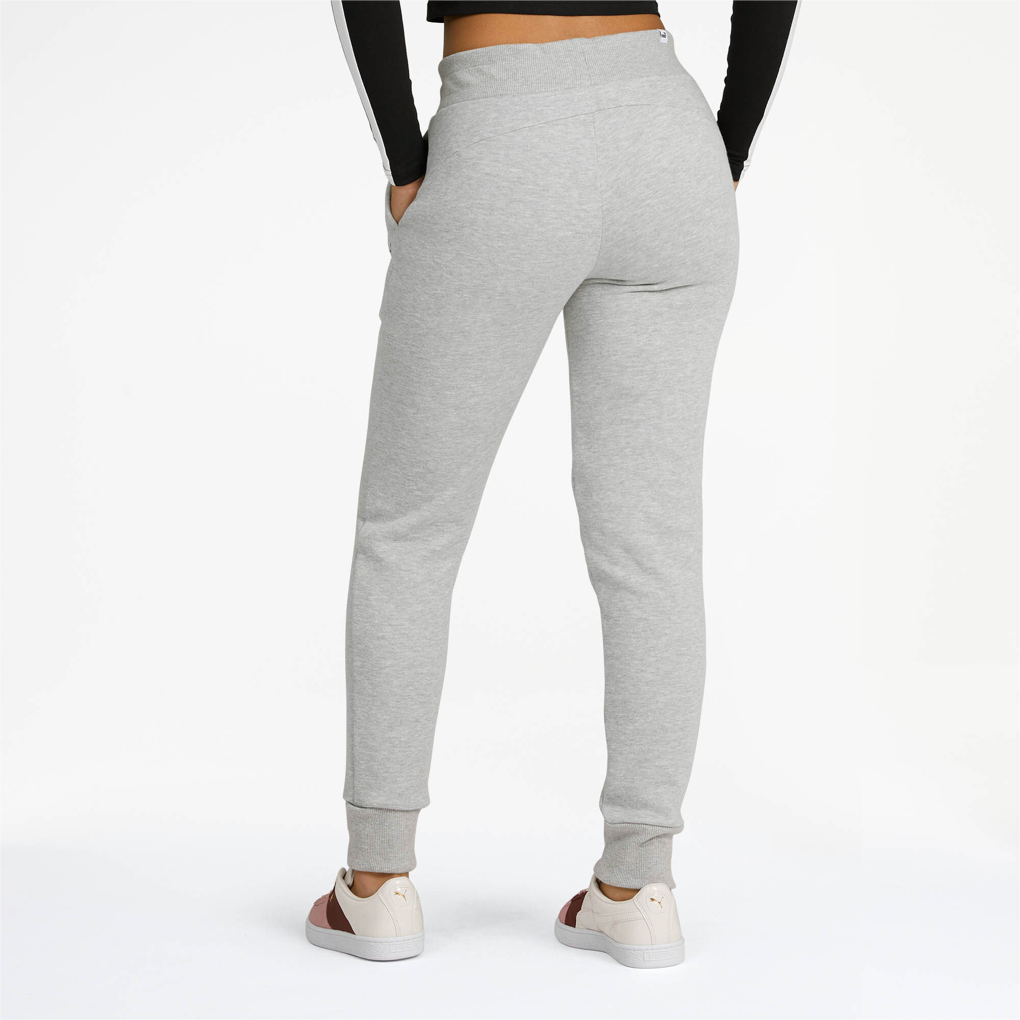 womens black puma sweatpants