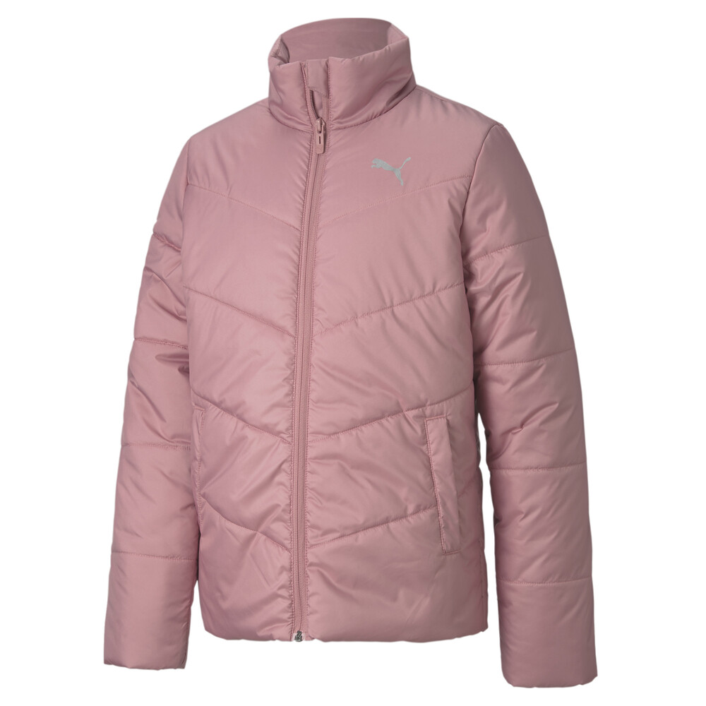 Essentials Cocuk Dolgulu Ceket Pembe Puma Puma Turkiye Resmi Alisveris Sitesi