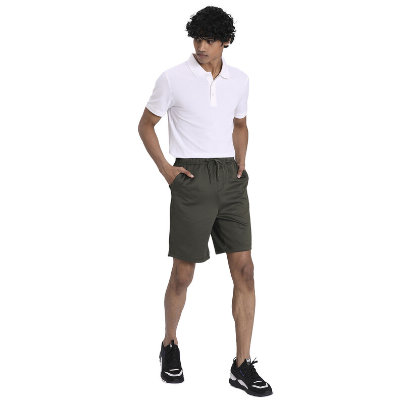 

Men's PUMA Elevated Men’s Active Shorts, Black/brown