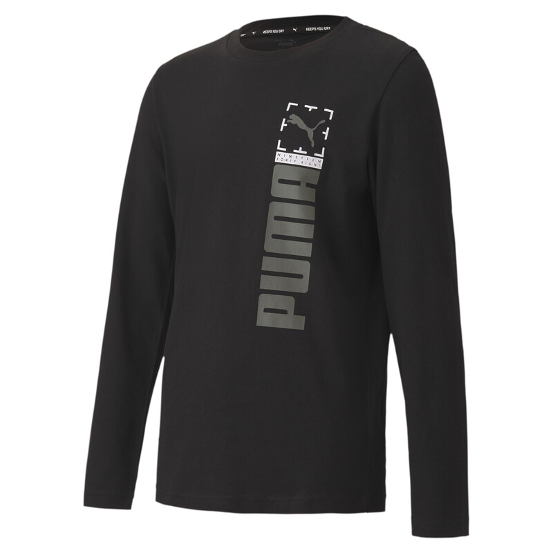 PUMA Active Sports dryCELL Boy's T-Shirt, Black