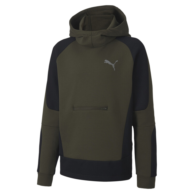 

PUMA Evostripe dryCELL Kid's Hoodie, Black/brown