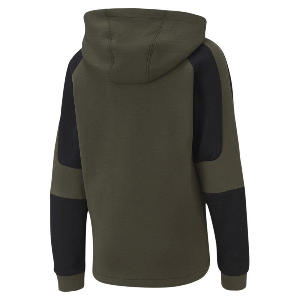 

PUMA - male - Детская толстовка EVOSTRIPE Full-Zip Hoodie – Forest Night –, Зеленый