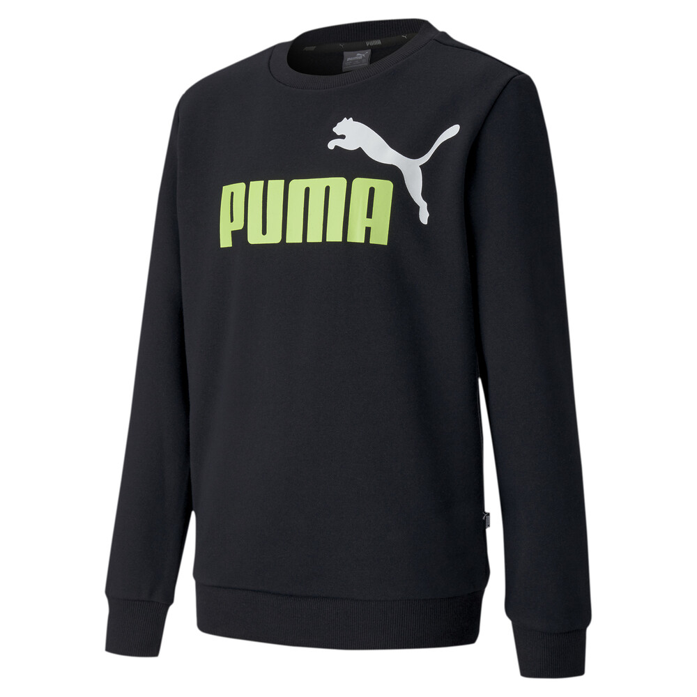 Essentials 2-Colour Youth Sweater | Black - PUMA