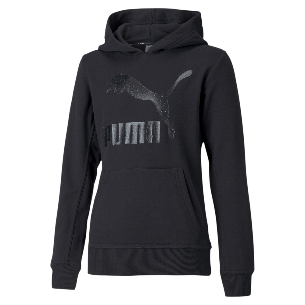 фото Детская толстовка classics logo hoodie puma