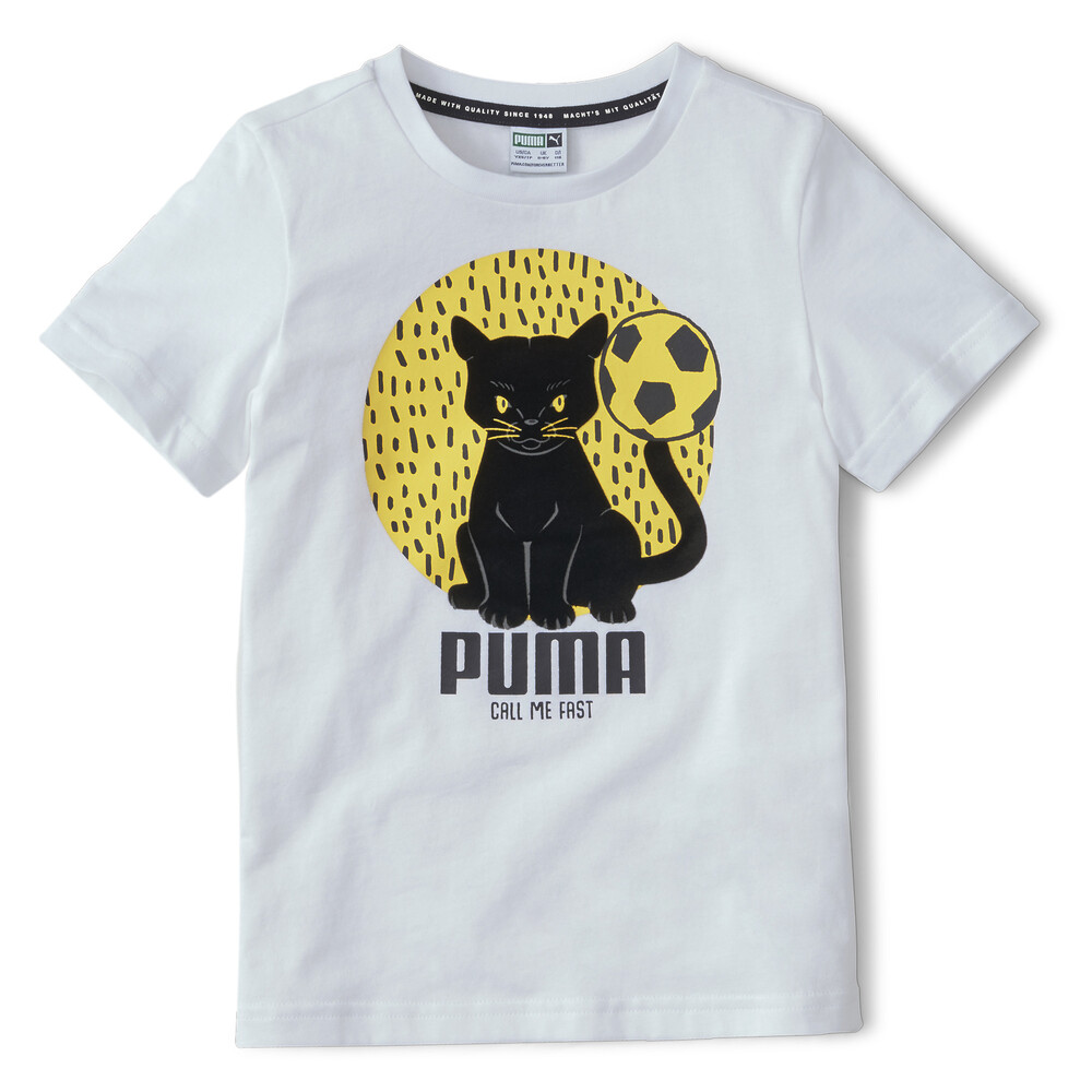 фото Детская футболка animals suede tee puma